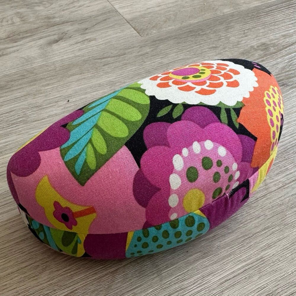 Vera Bradley Va Va Bloom Pattern Floral Print Hard Shell Eyeglasses Case